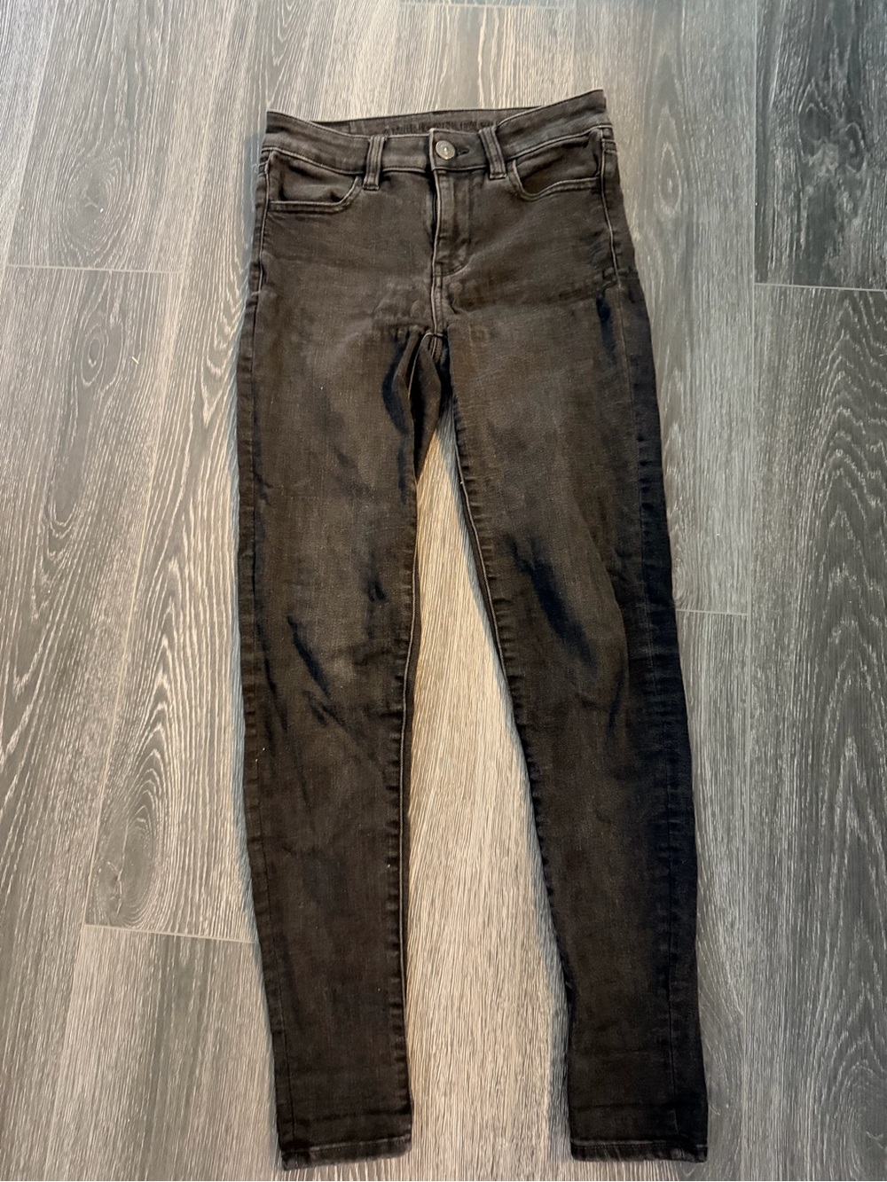 American Age Black High-Rise Skinny Jeans